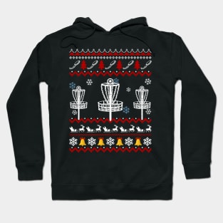 Funny Disc Golf Ugly Christmas Sweater Hoodie